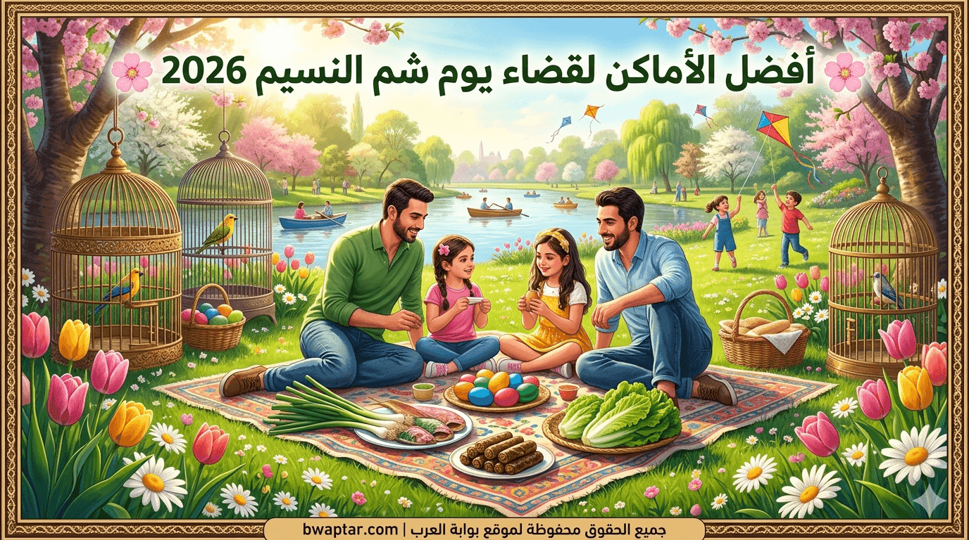 أماكن لقضاء يوم شم النسيم