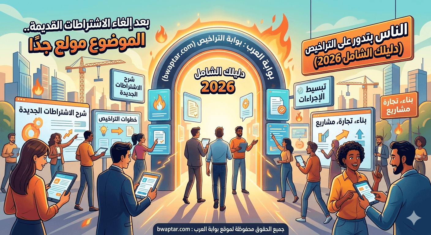 الناس بتدور على التراخيص