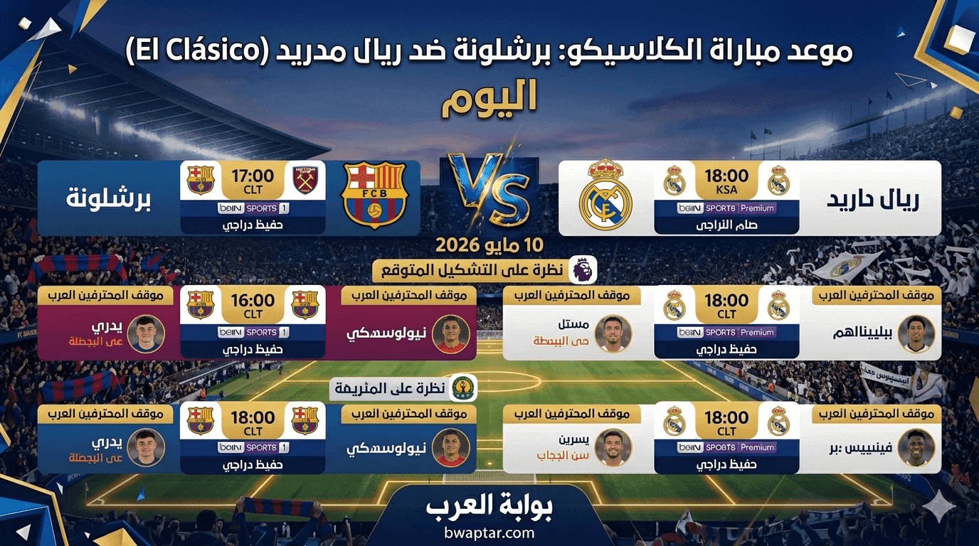 برشلونة ضد ريال مدريد (الكلاسيكو)