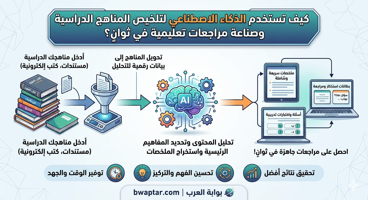 صناعة مراجعات تعليمية في ثوانٍ