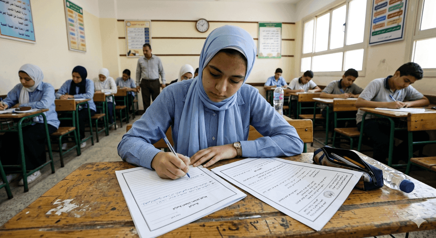 امتحان اللغة العربية الصف الثالث الإعدادي الترم الثاني 2026