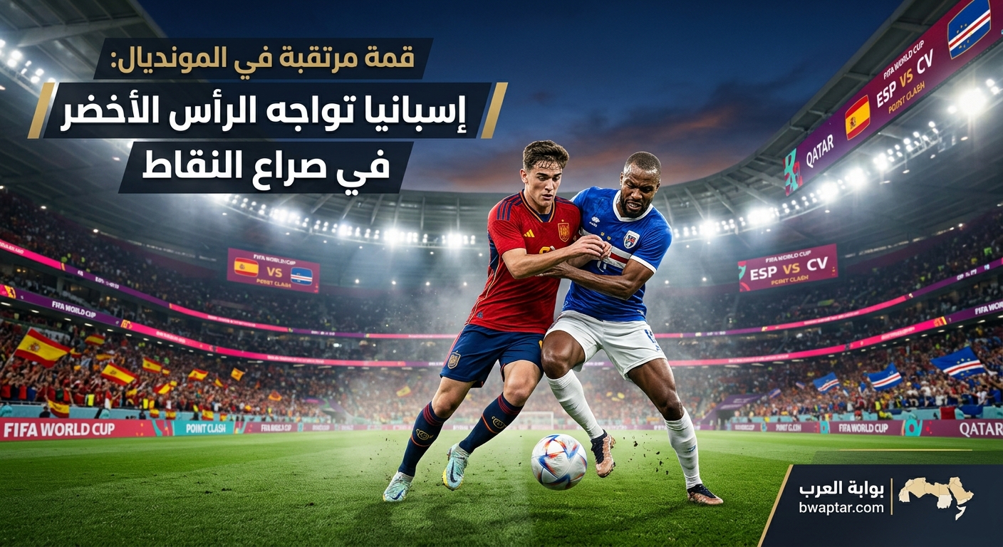 إسبانيا تواجه الرأس الأخضر