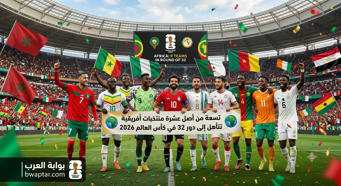 منتخبات أفريقية تتأهل إلى دور 32