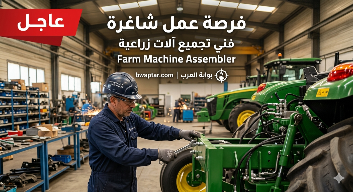 فني تجميع آلات زراعية