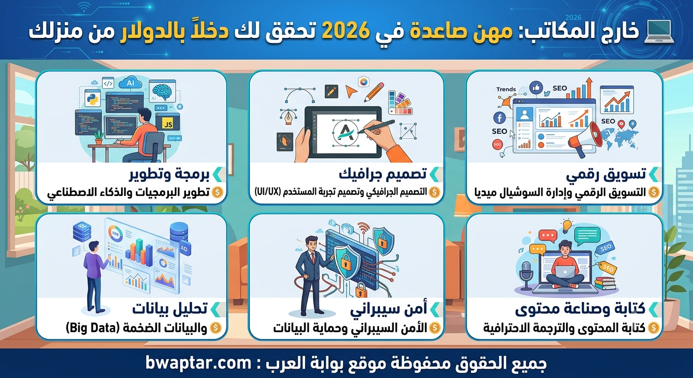 العمل من المنزل