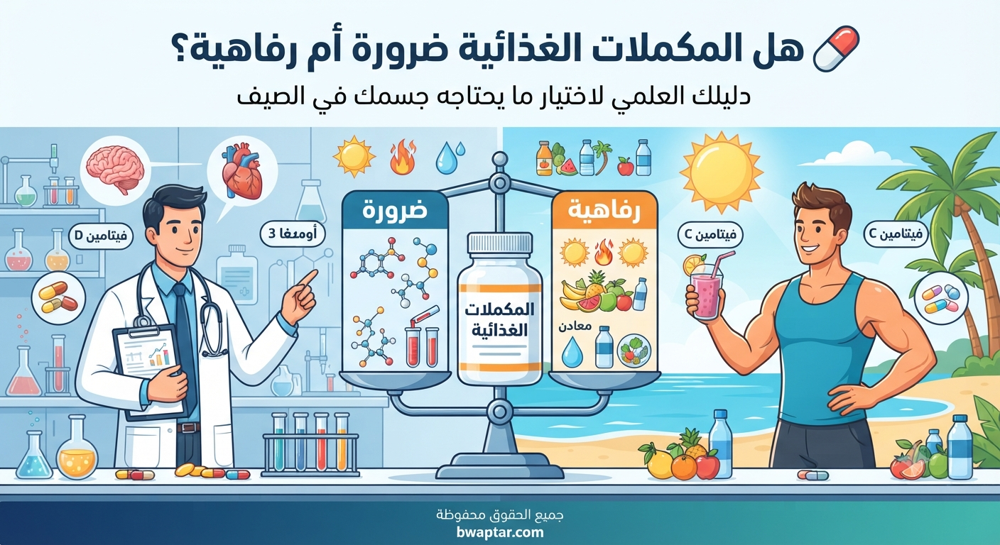 ما يحتاجه جسمك في الصيف