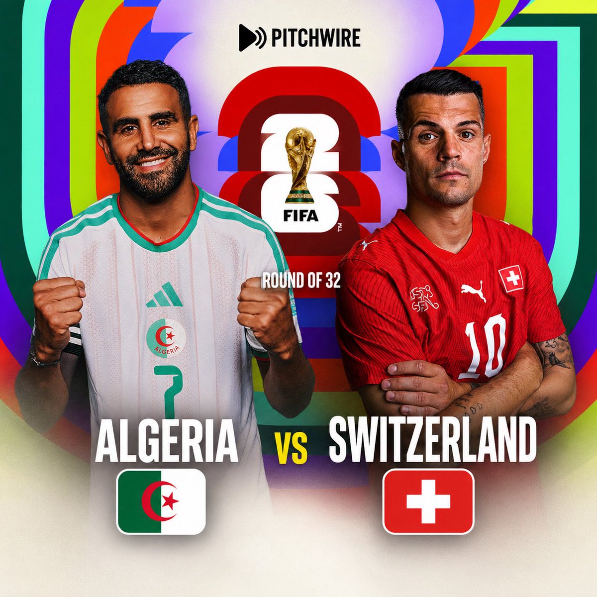 مباراة الجزائر وسويسرا