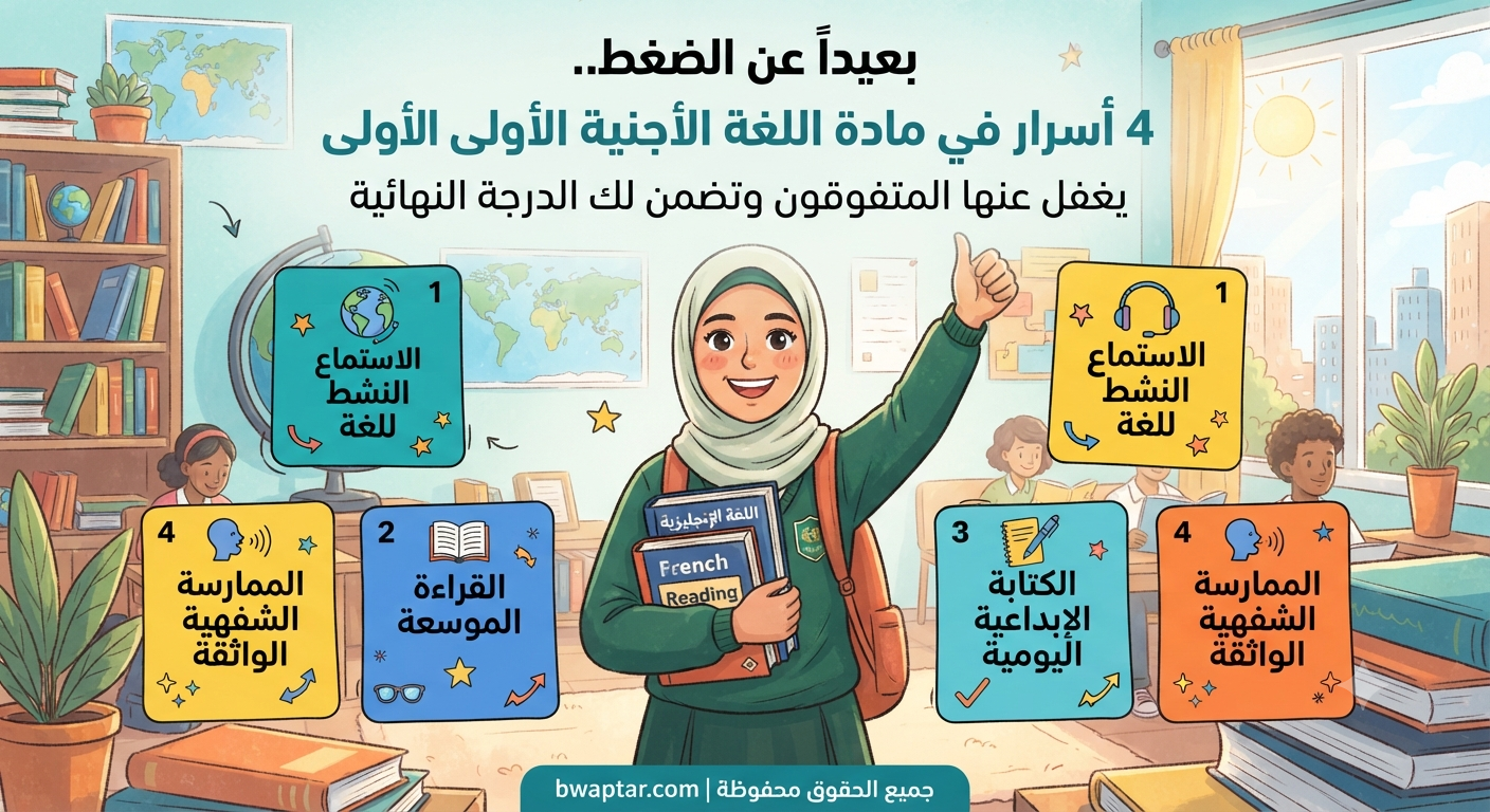 مادة اللغة الأجنبية الأولى