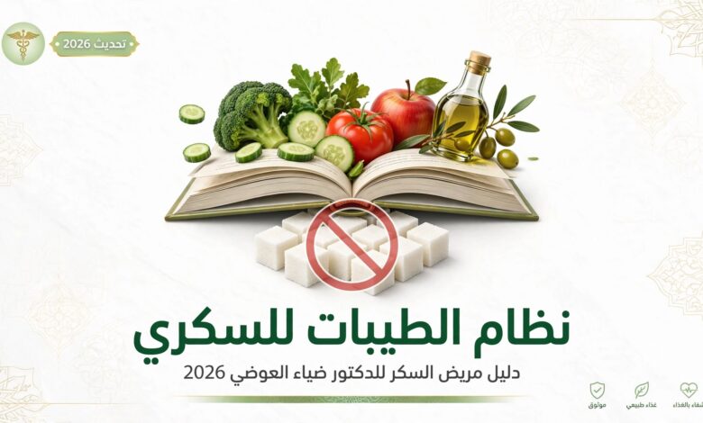 دليل مريض السكر للدكتور ضياء العوضي 2026