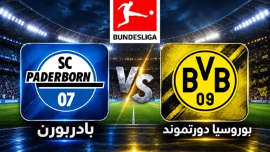 مباراة بروسيا دورتموند ضد بادربورن